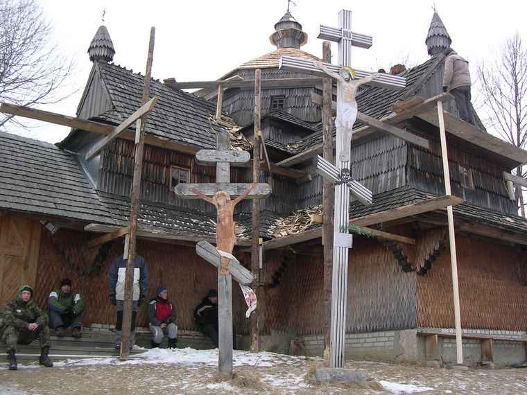 Jasina - dřevěný kostelík